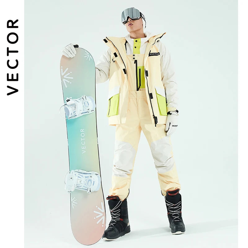 Daily winter warm windproof and waterproof outdoor snowboard jacket